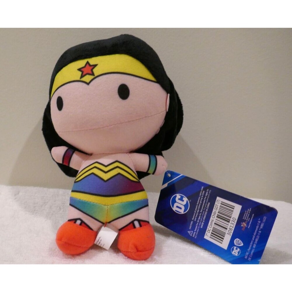 Wonder Woman 7" Chibi Plush  Gradient Collection Justice League W/Tag DC Comics